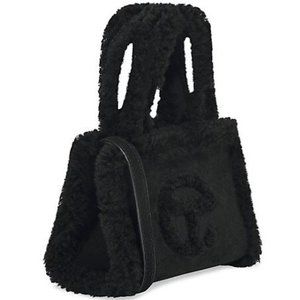 COPY - Brand New with Tags! UGG x Telfar Small Shearling-Trim Suede Shopper